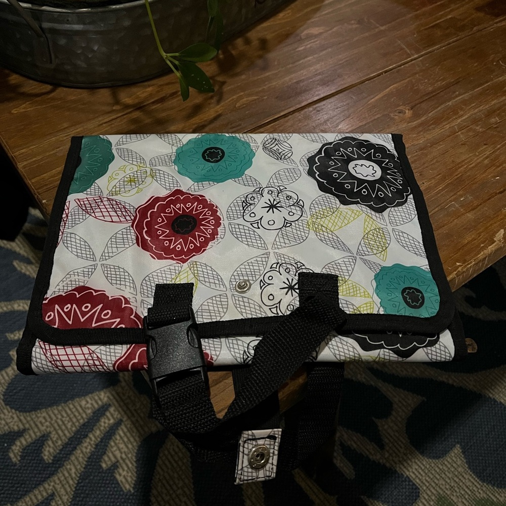 Thirty One travel cosmetic hanging bag. Used but still plenty of life left.
